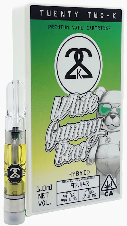 WHITE GUMMY BEAR 510