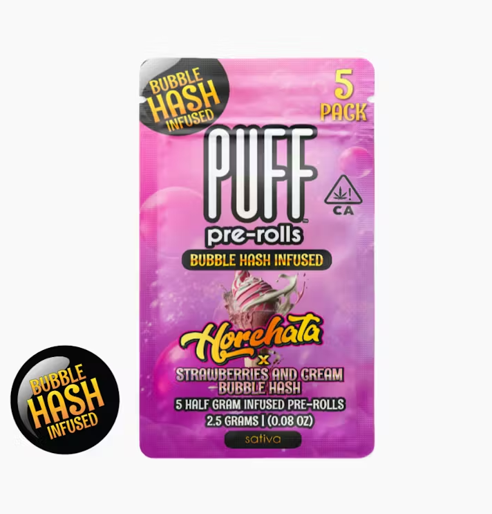 Puff - DIAMOND INFUSED - HORCHATA X STRAWBERRIES + CREAM 5PK Main Image
