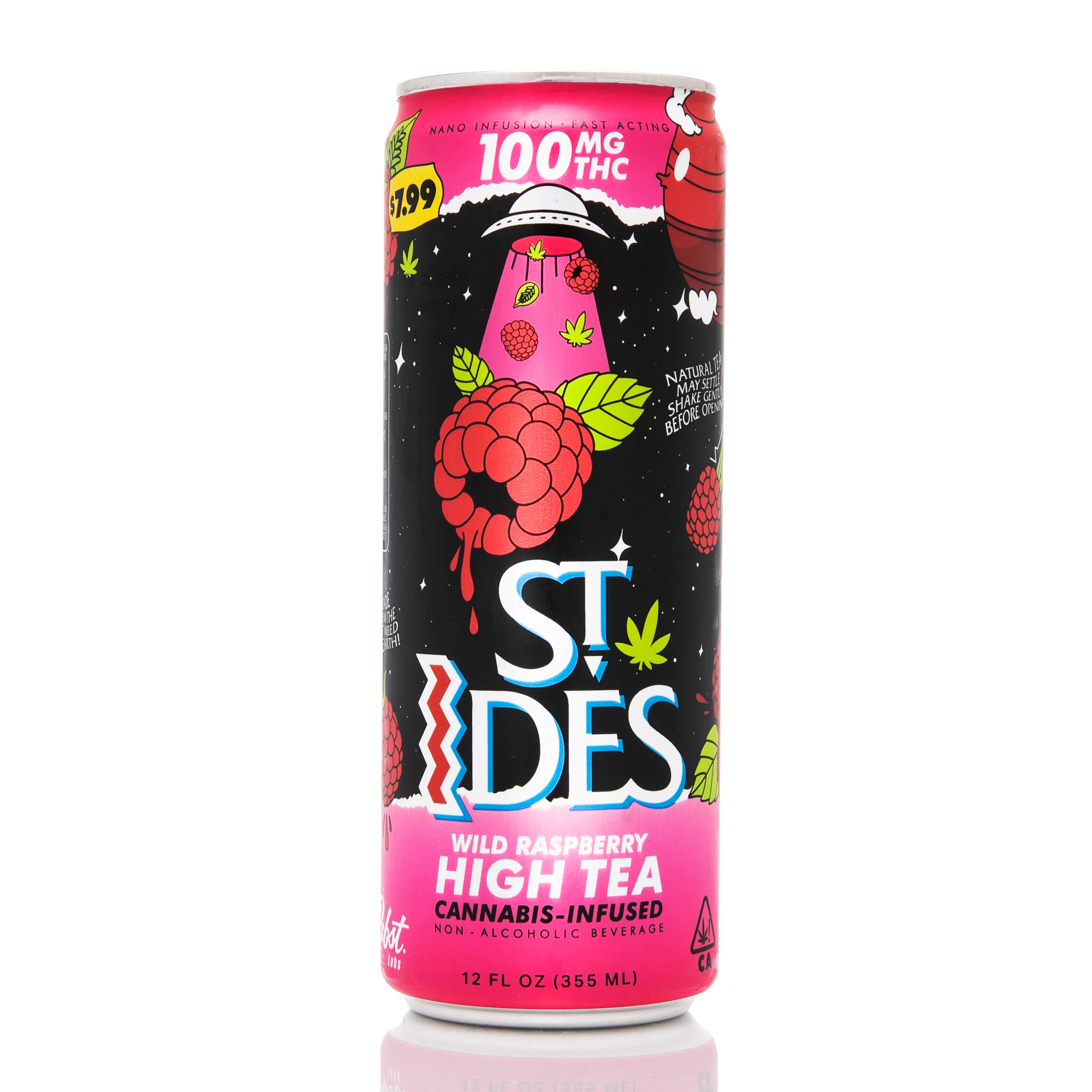 ST IDES - WILD RASPBERRY | 12OZ HIGH TEA 100MG