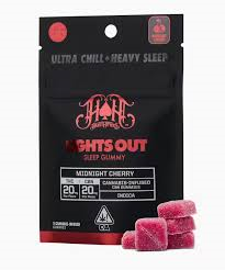 Heavy hitters - MIDNIGHT CHERRY THC/CBN - 100 mg - 5 Pack