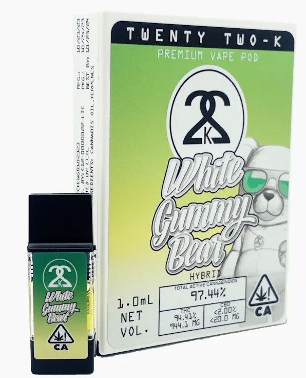 WHITE GUMMY BEAR POD