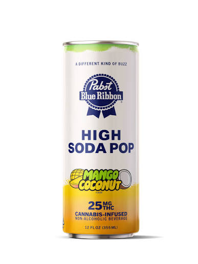 Pabst blue ribbon - MANGO COCONUT SODA - 25 mg Main Image