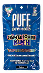 Puff - Diamond Infused - Cantaloupe Kush 5PK Main Image