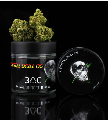 3c farms - CRYSTAL SKULL OG