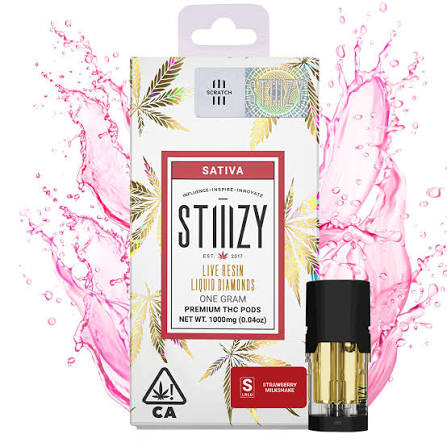 Stiiizy - LIQUID DIAMONDS - Strawberry Milkshake - 1 g Main Image