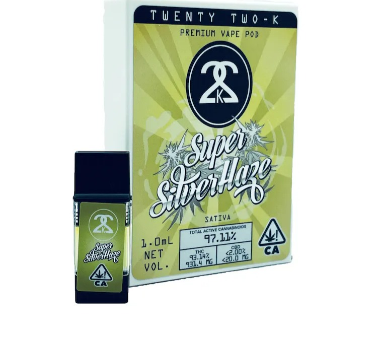 22k - SUPER SILVER HAZE POD