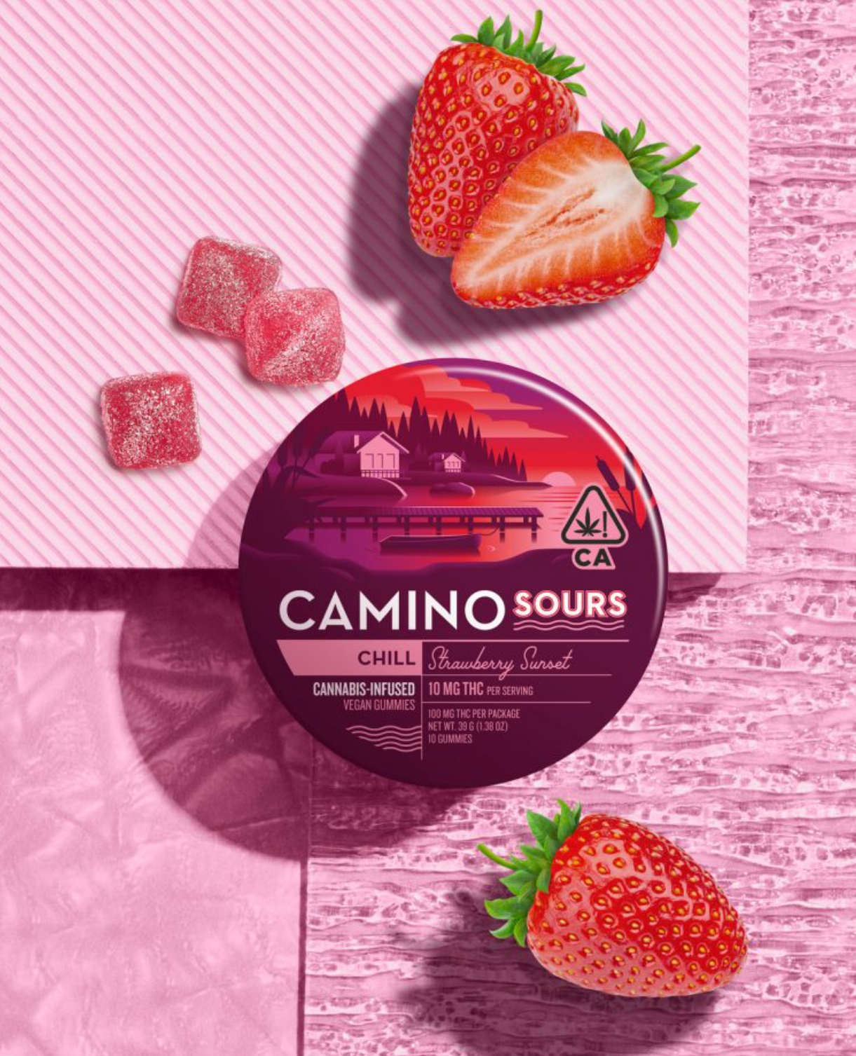 Camino - sour strawberry sunset - 100 mg