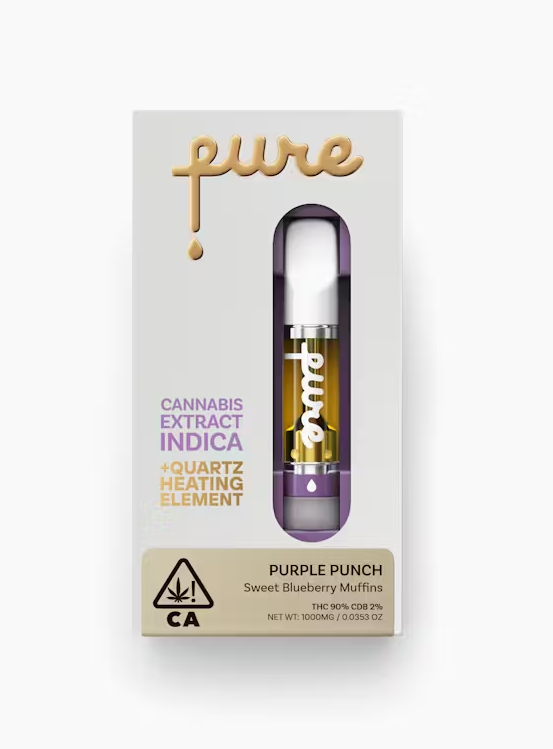 PURE VAPE | PURPLE PUNCH | QUARTZ CART 1G