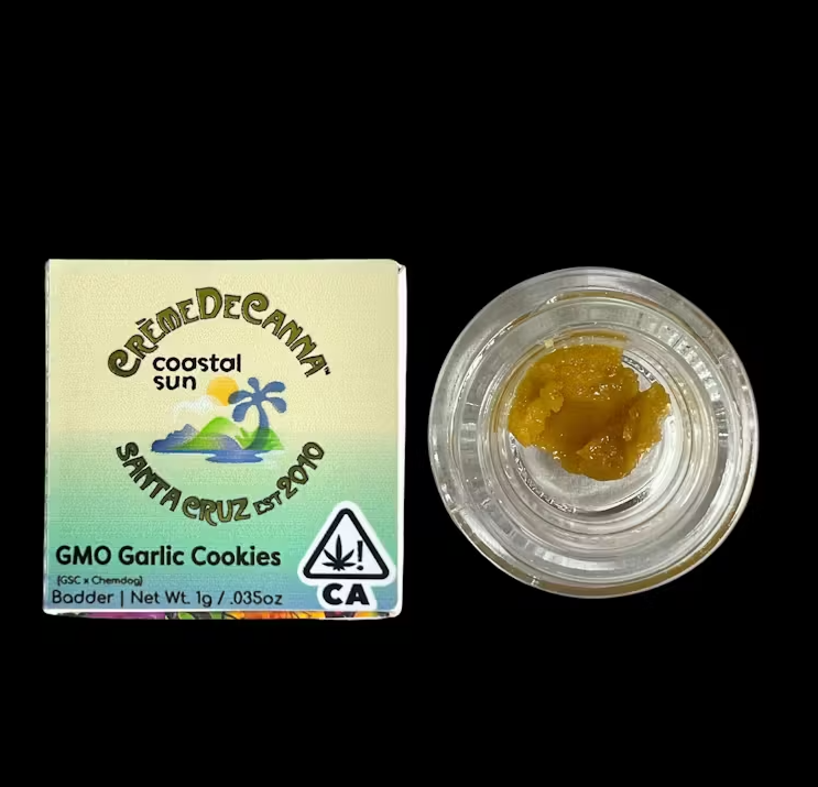 CREME DE CANNA | GMO GARLIC COOKIES-BADDER/COASTAL SUN 1G