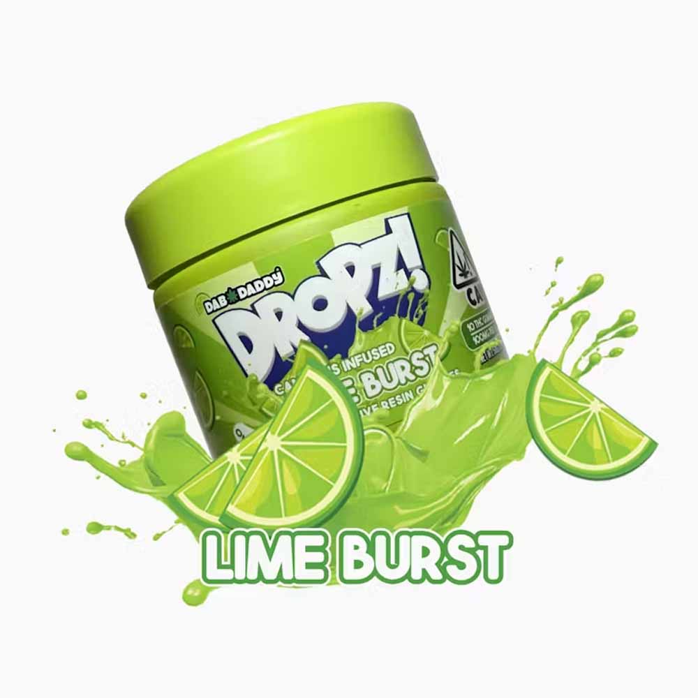 Dab daddy - DROPZ - LIME BURST - 100MG