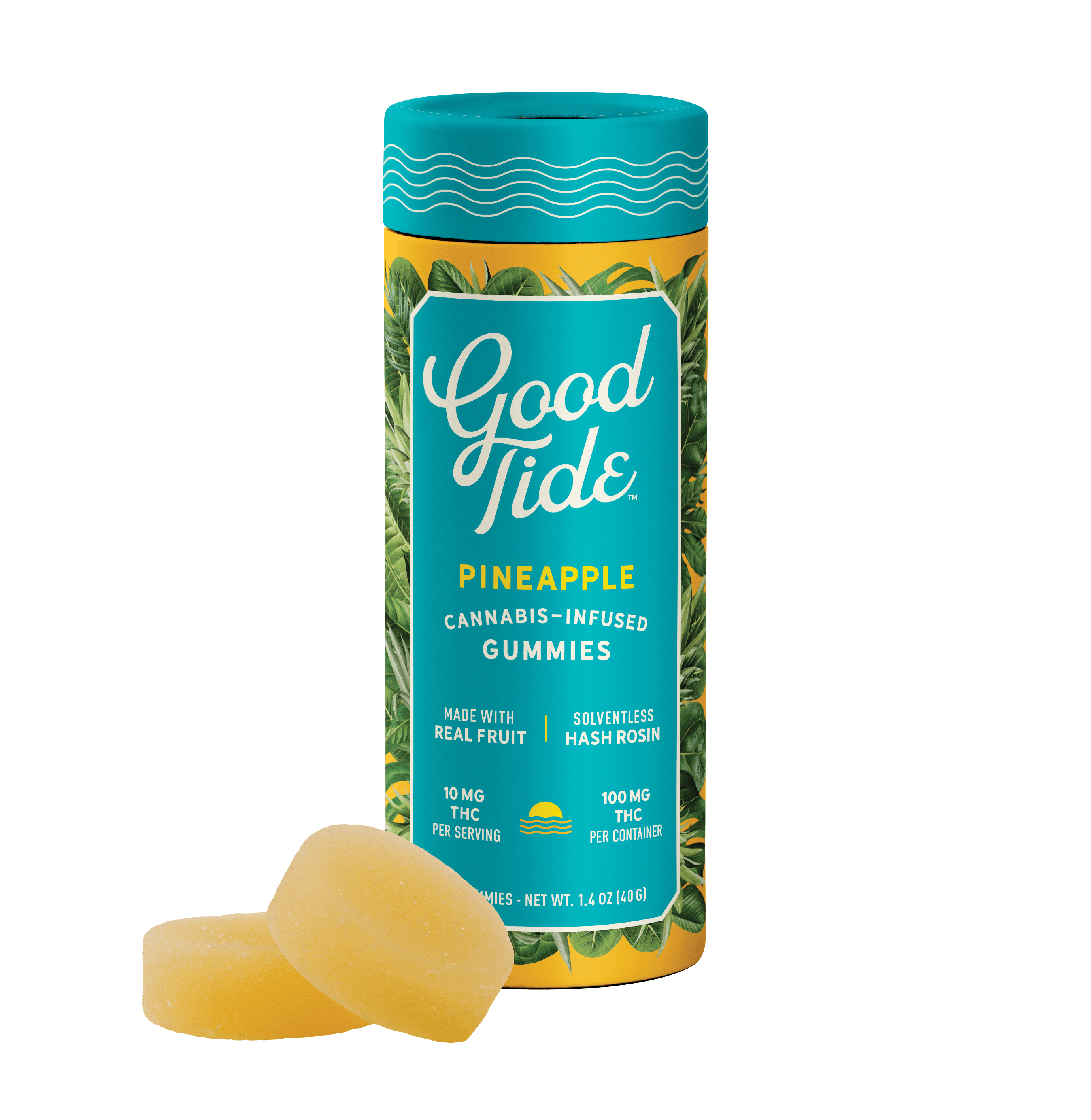 Good tide - PINEAPPLE GUMMIES - 10 PACK