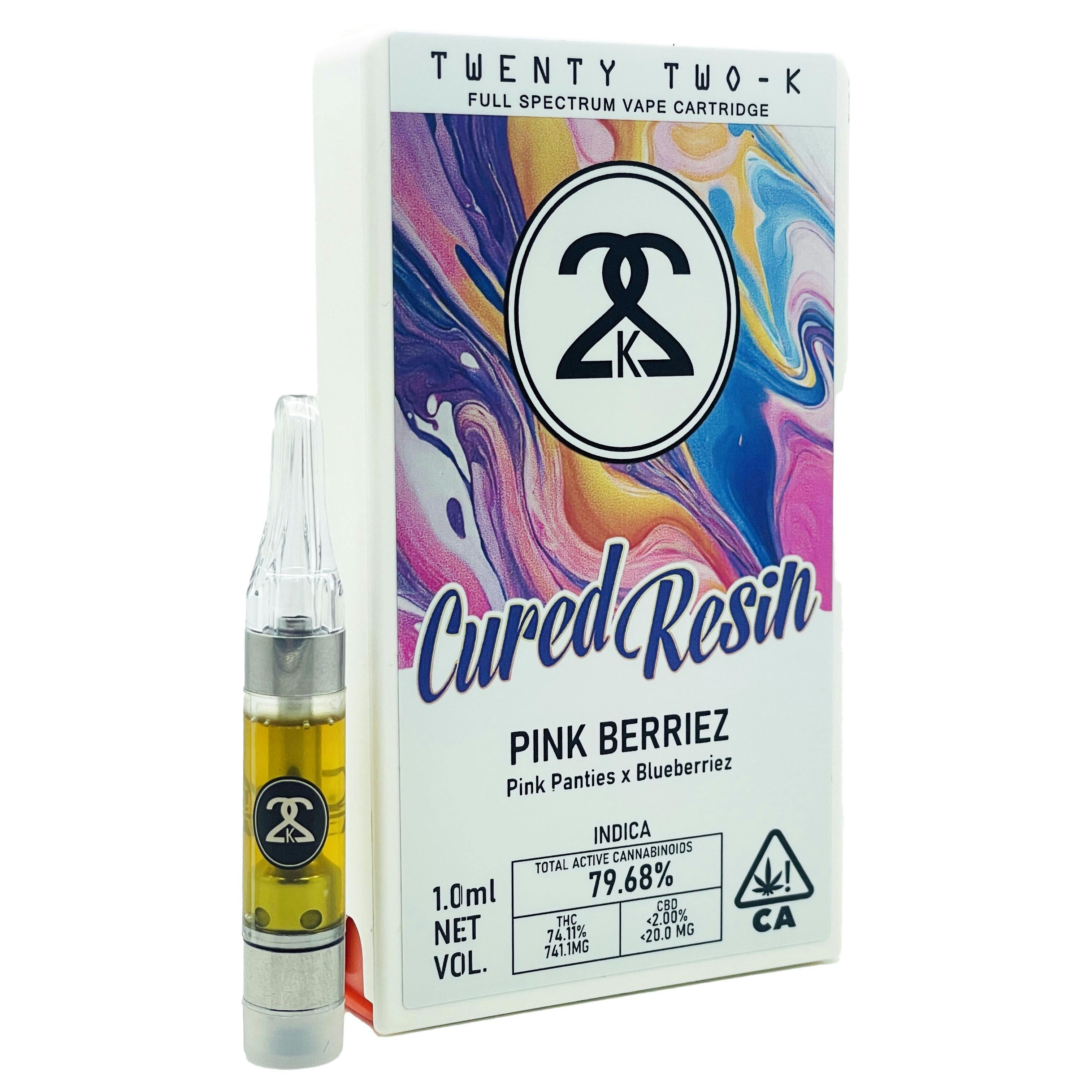 PINK BERRIEZ - CURED RESIN 1.0ML CART