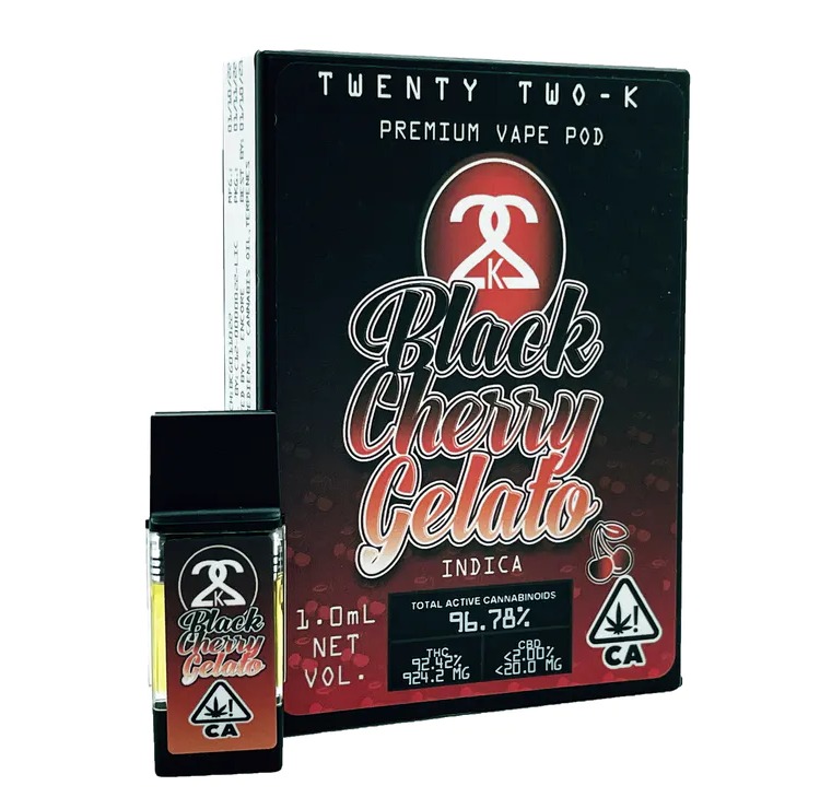 22k - BLACK CHERRY GELATO POD