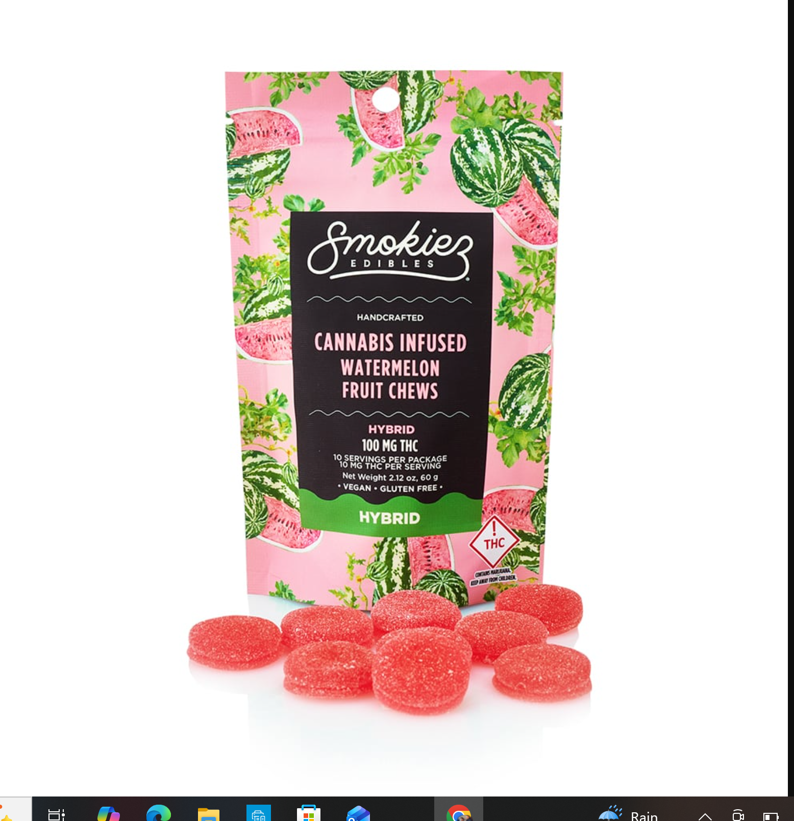 Smokiez - sweet watermelon - 100 mg