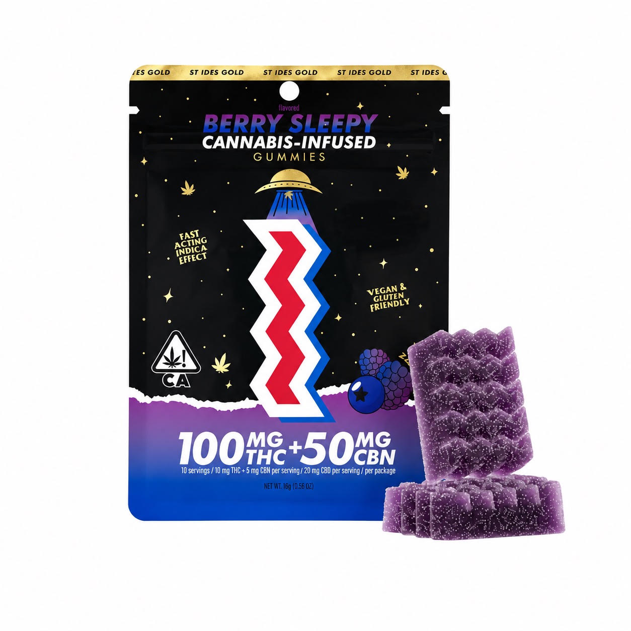 St ides - Berry Sleepy CBN Gummy - 100 mg Main Image
