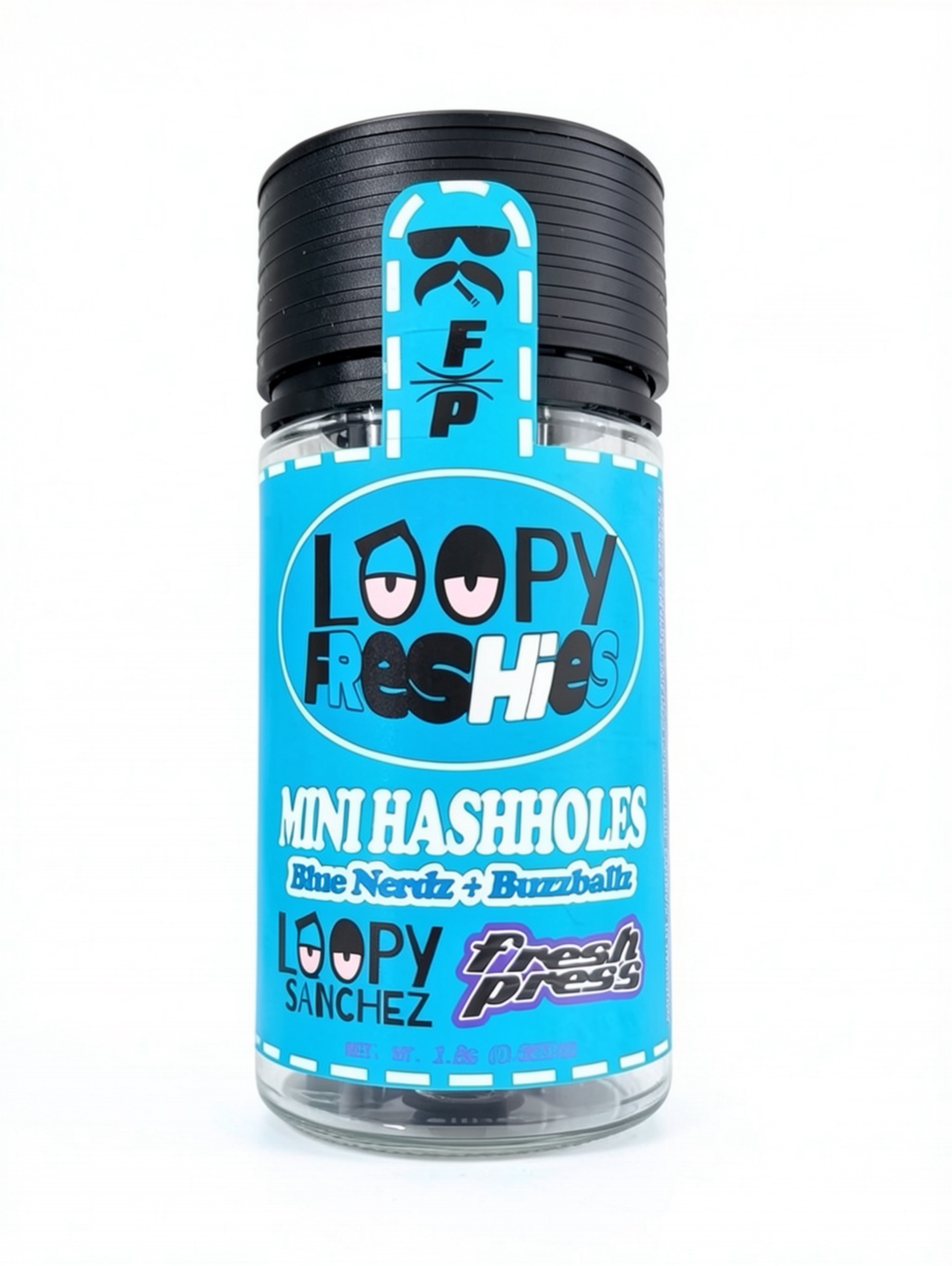 Fresh press - ROSIN HASH HOLES - Blue Nerdz x Buzzballs - 1.8 g - 13 Pack Main Image