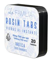 Rosin Tabs - Indica - 100 mg - 20 Pack
