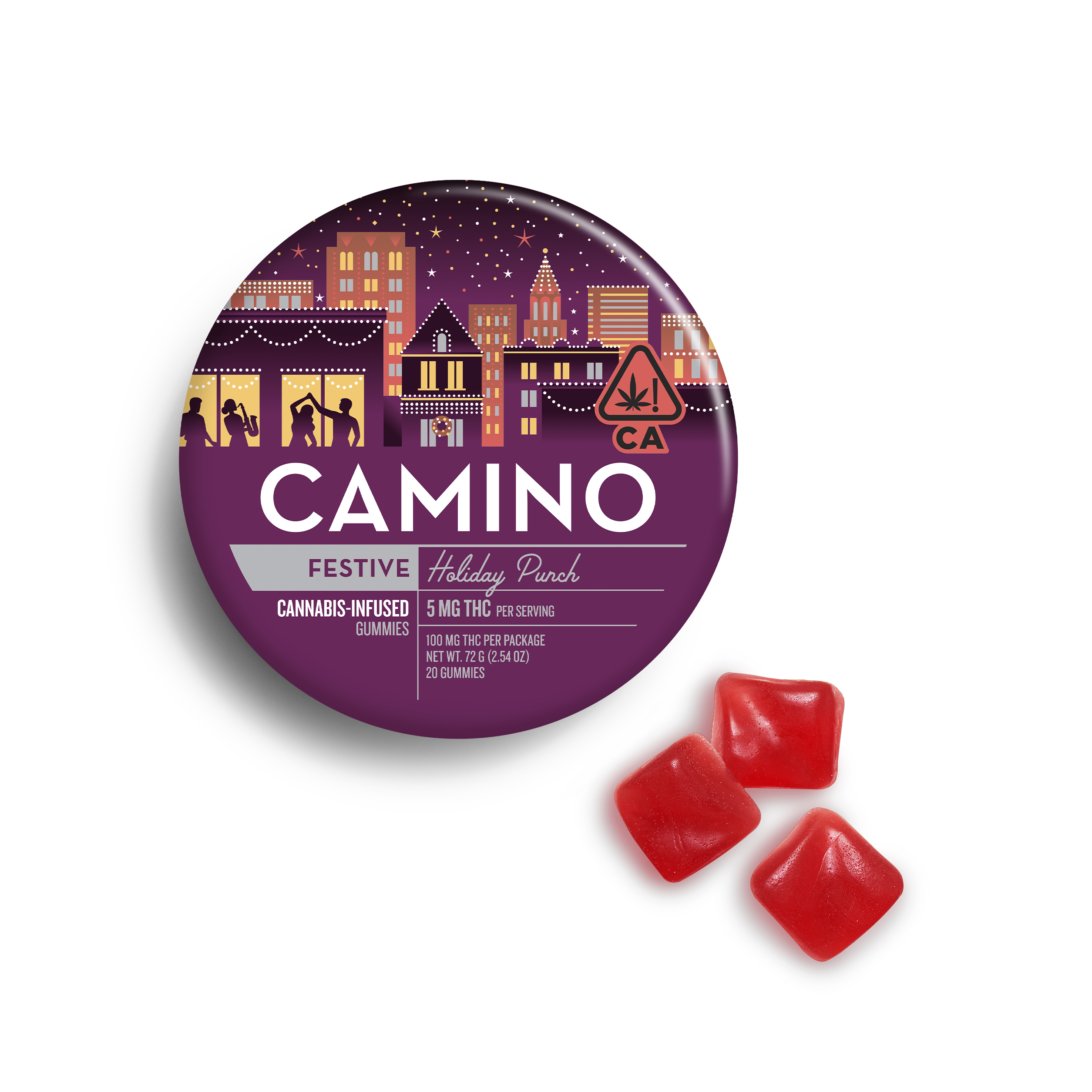 Camino - Holiday Punch - 100 mg - 10 Pack Main Image