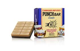 PUNCH EDIBLES - 100MG PUNCHBAR COMBO - PEANUT BUTTER JELLY DARK CHOCOLATE
