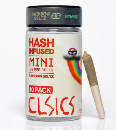 HASH PREROLL 10PK HYBRID RAINBOW BELTZ