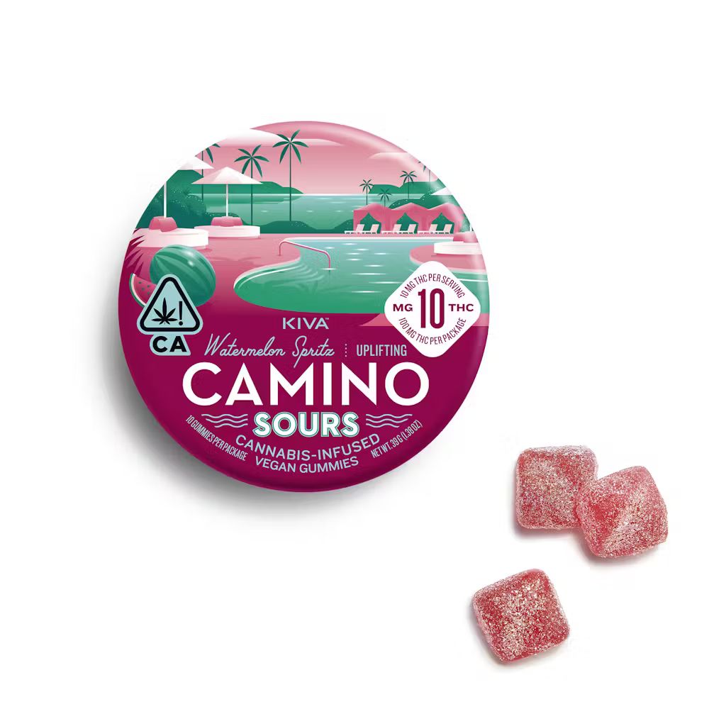 CAMINO — - SOURS WATERMELON SPRITZ - UPLIFTING - GUMMY - 10 PACK -