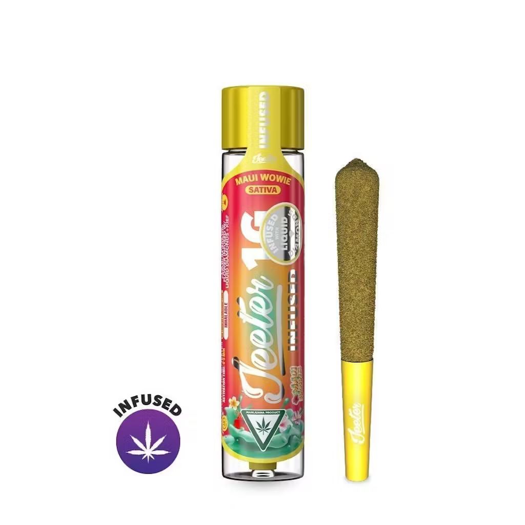 Jeeter - Maui Wowie - Sativa - Infused Preroll - 1g – Premium Cannabis ...