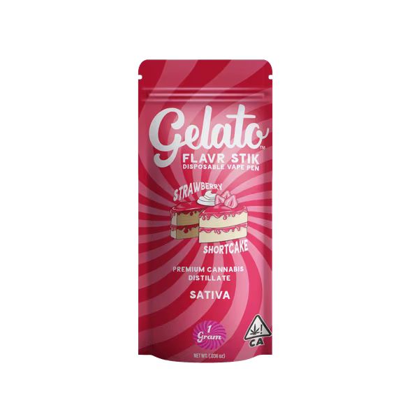 Gelato — Strawberry Shortcake