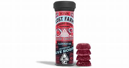 Lost Farm — - DARK CHERRY - LIVE ROSIN GUMMY - 10 PACK -
