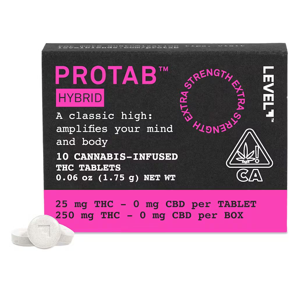 LEVEL - HYBRID - PROTAB - 250 mg - 10 Pack – Premium Cannabis Products ...