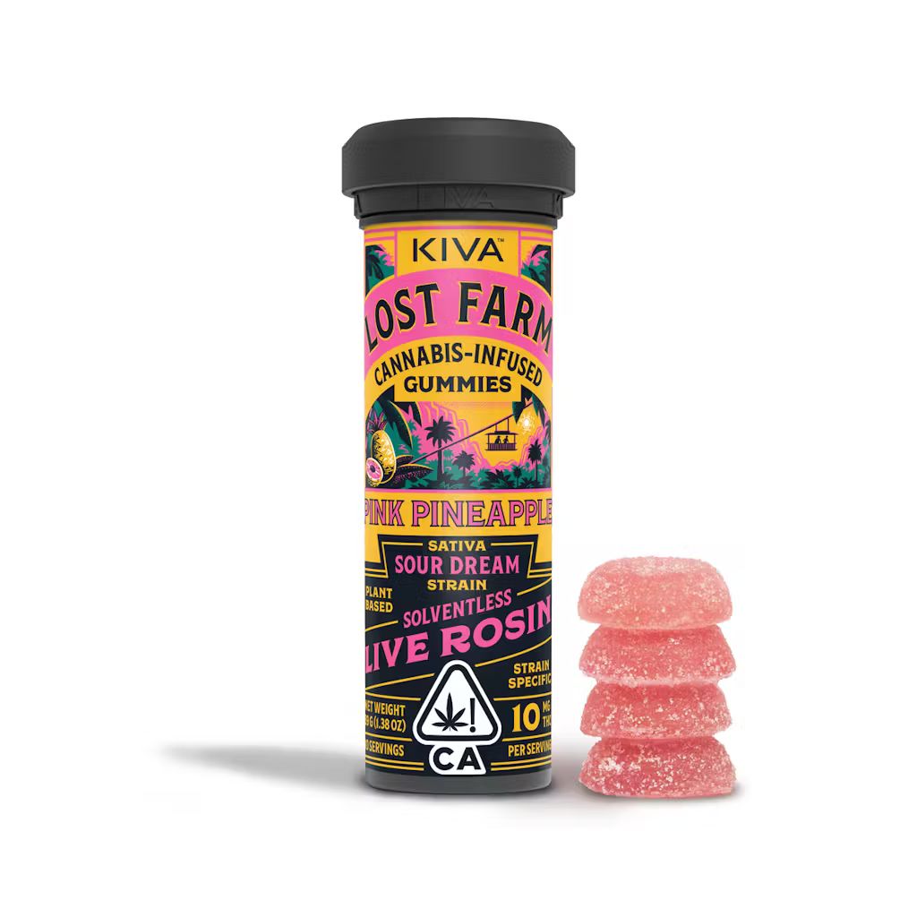 Lost Farm — - PINK PINEAPPLE - LIVE ROSIN GUMMY - 10 PACK -