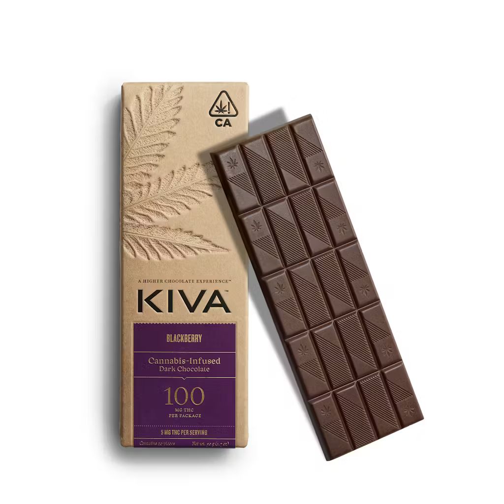 Kiva — - BLACKBERRY DARK - CHOCOLATE BAR -