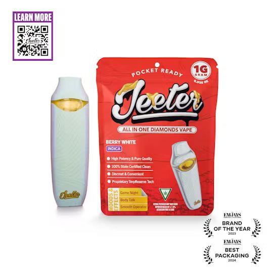 Jeeter - Alien OG - Indica - Diamond Disposable - 1g – Premium Cannabis ...