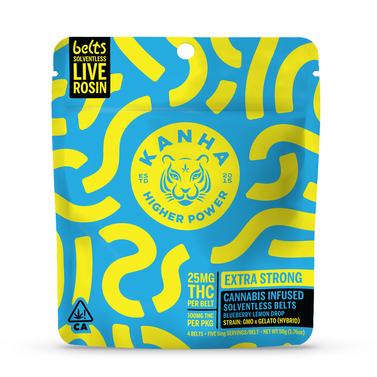KANHA — Blueberry Lemon Drop - Sour Belts