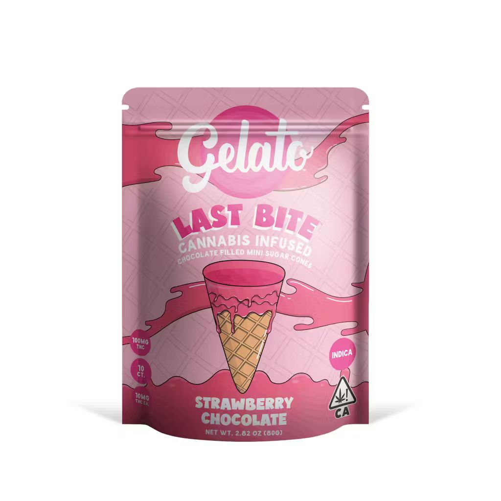 Gelato — Strawberry - Last Bite Cones