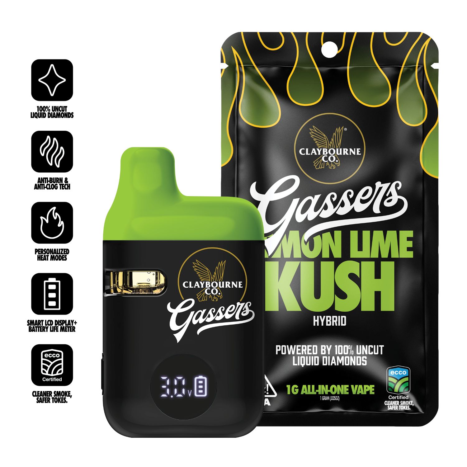 Claybourne Co.: Lemon Lime Kush