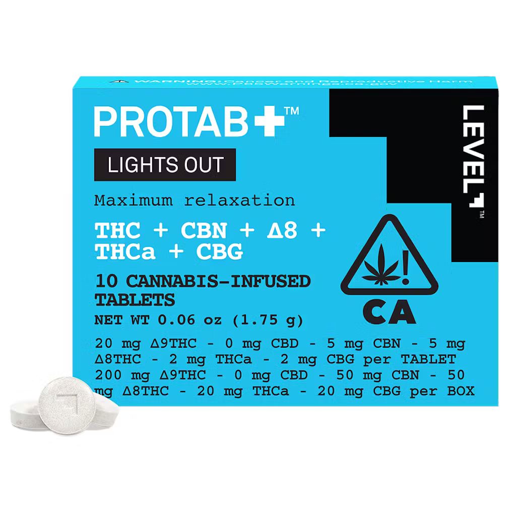 Level - Lights Out - Protab - 10 count - 250mg – Premium Cannabis ...