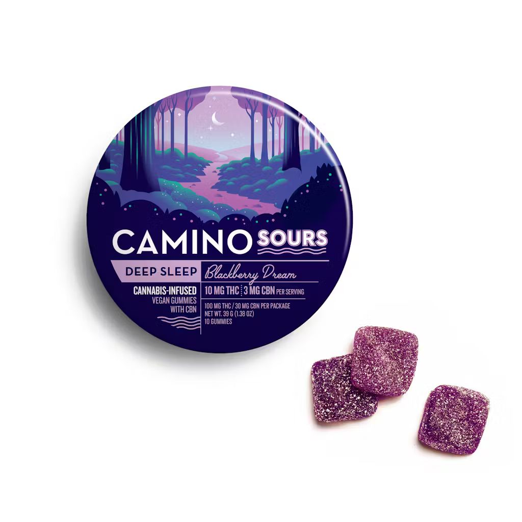 CAMINO — - SOURS BLACKBERRY - CBN SLEEP - GUMMY - 10 PACK -