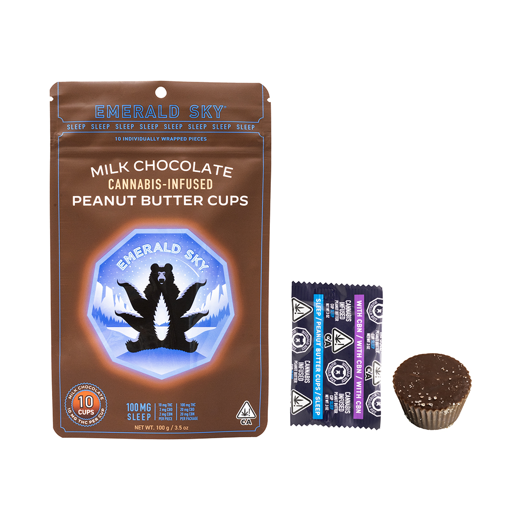 Emerald Sky — - CBN SLEEP - MILK CHOCOLATE PEANUT BUTTER - 10 PACK -