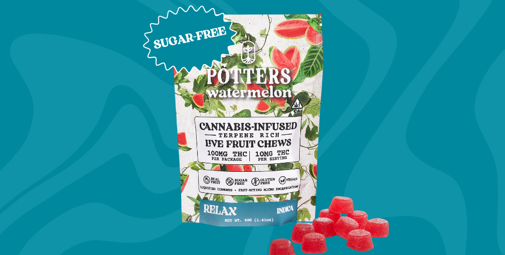 Potters — Watermelon - -free Fruit Chew