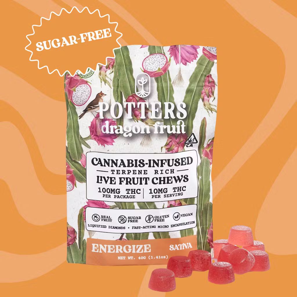 Potters — Dragon Fruit - -free Fruit Chew