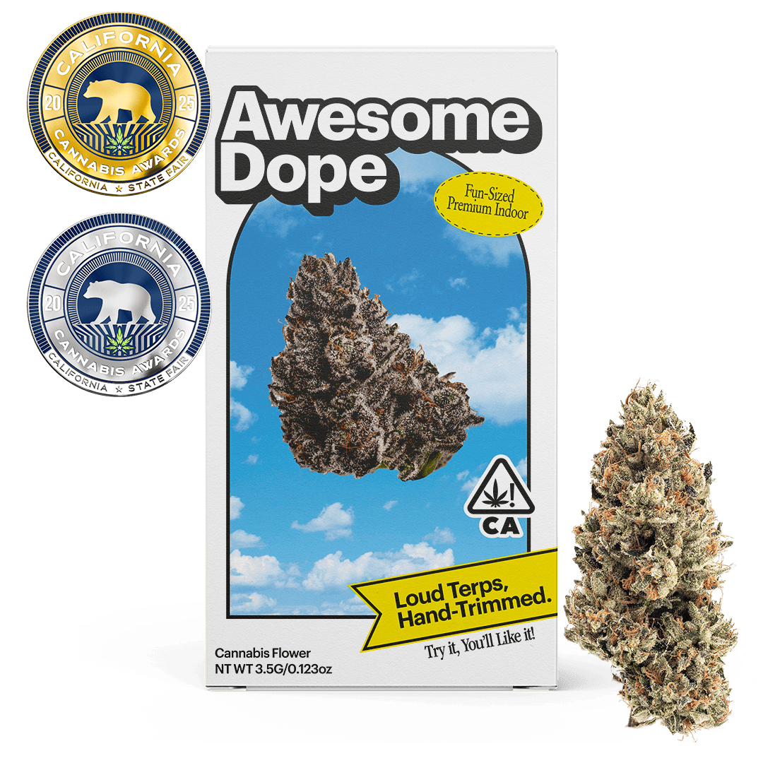 Awesome Dope — ORANGE WIFI - SATIVA HYBRID - INDOOR - FLOWER - 3.5 G