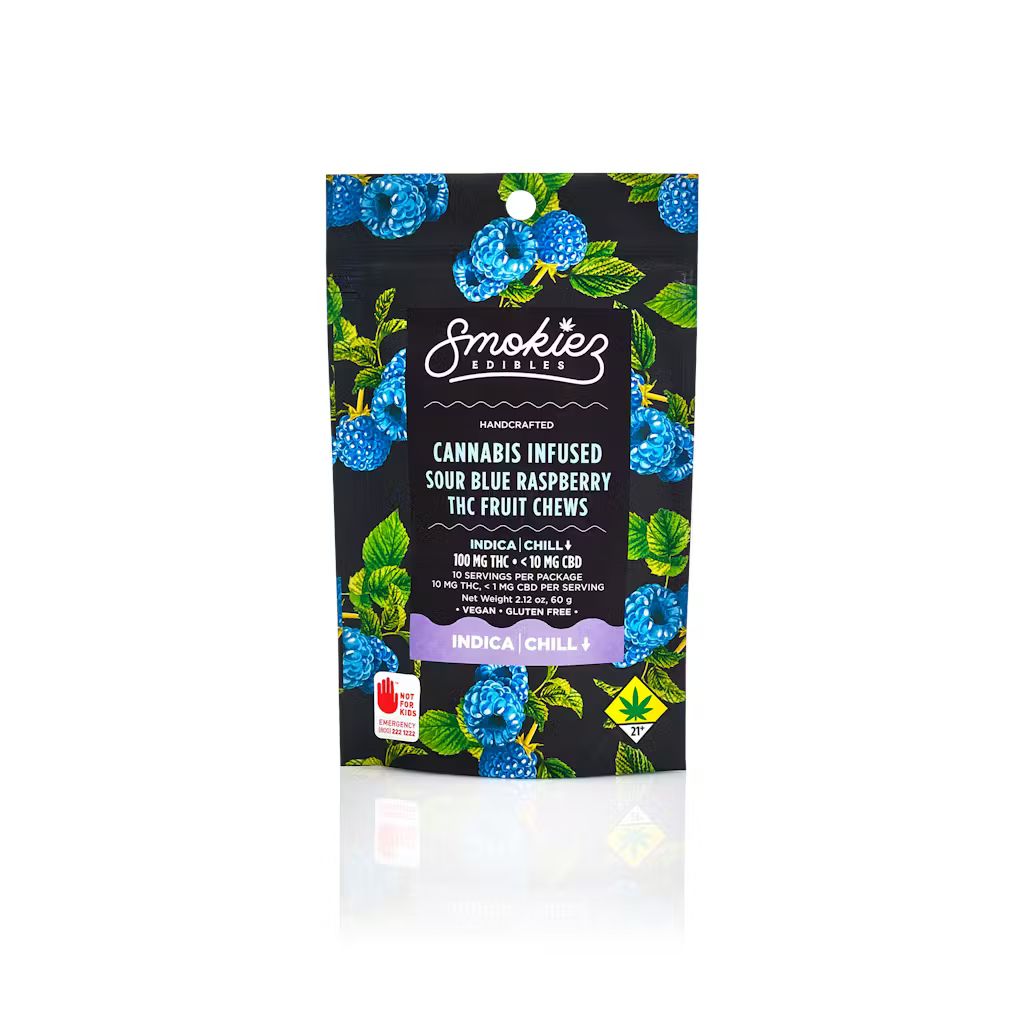 Smokiez — Sour Blue Raspberry