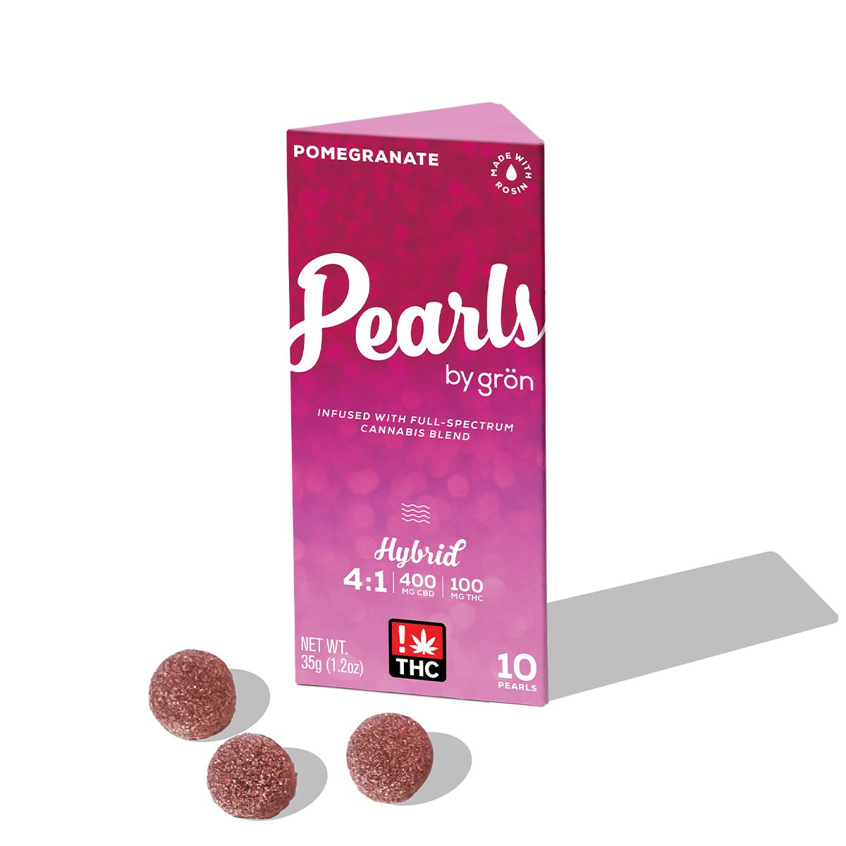Pearls | Edible | 4:1 Pomegranate | 100mg - 10pk