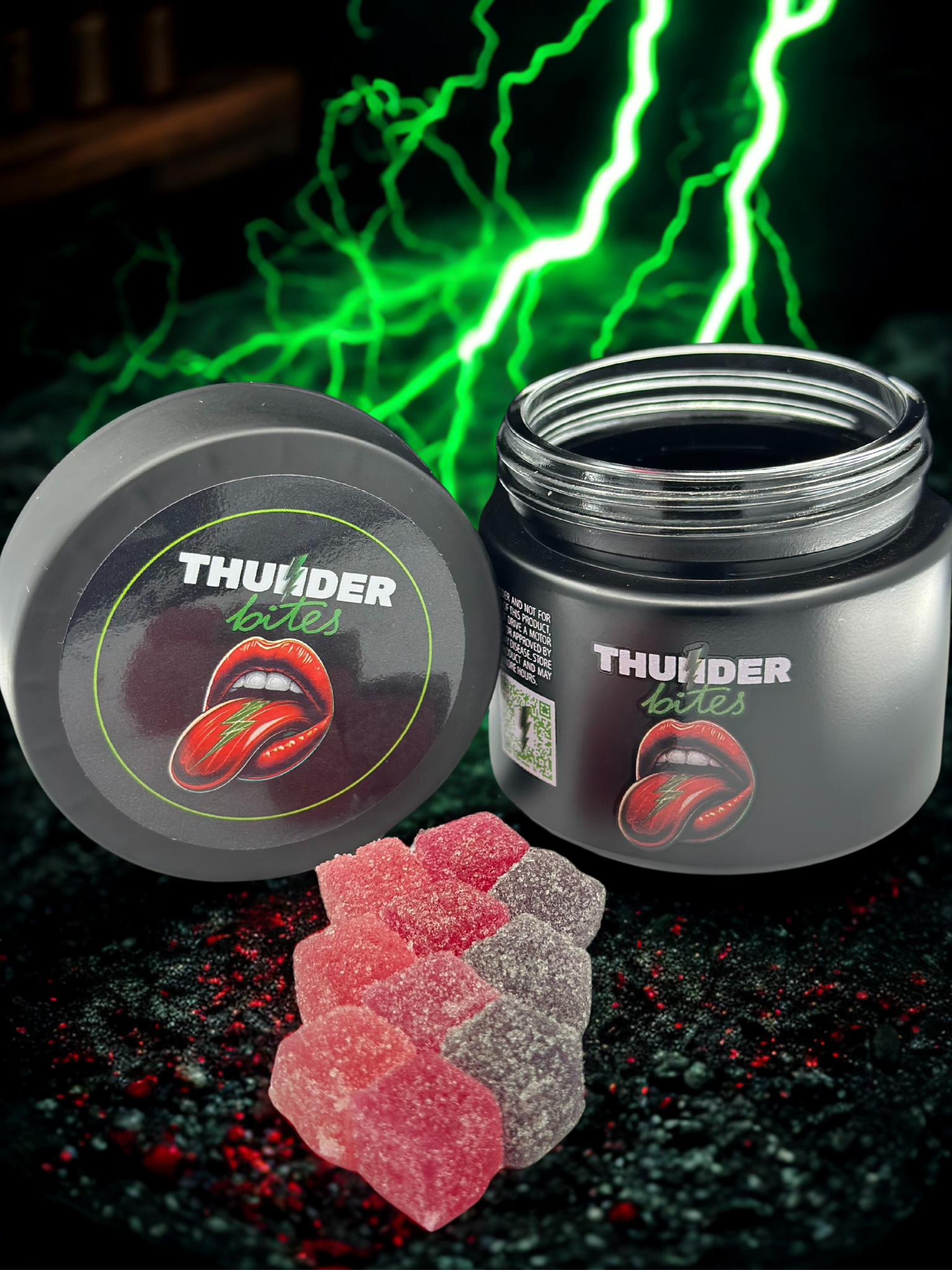  Thunder Bites | Hybrid Gummies | Assorted Flavors | 100mg - 10pk
