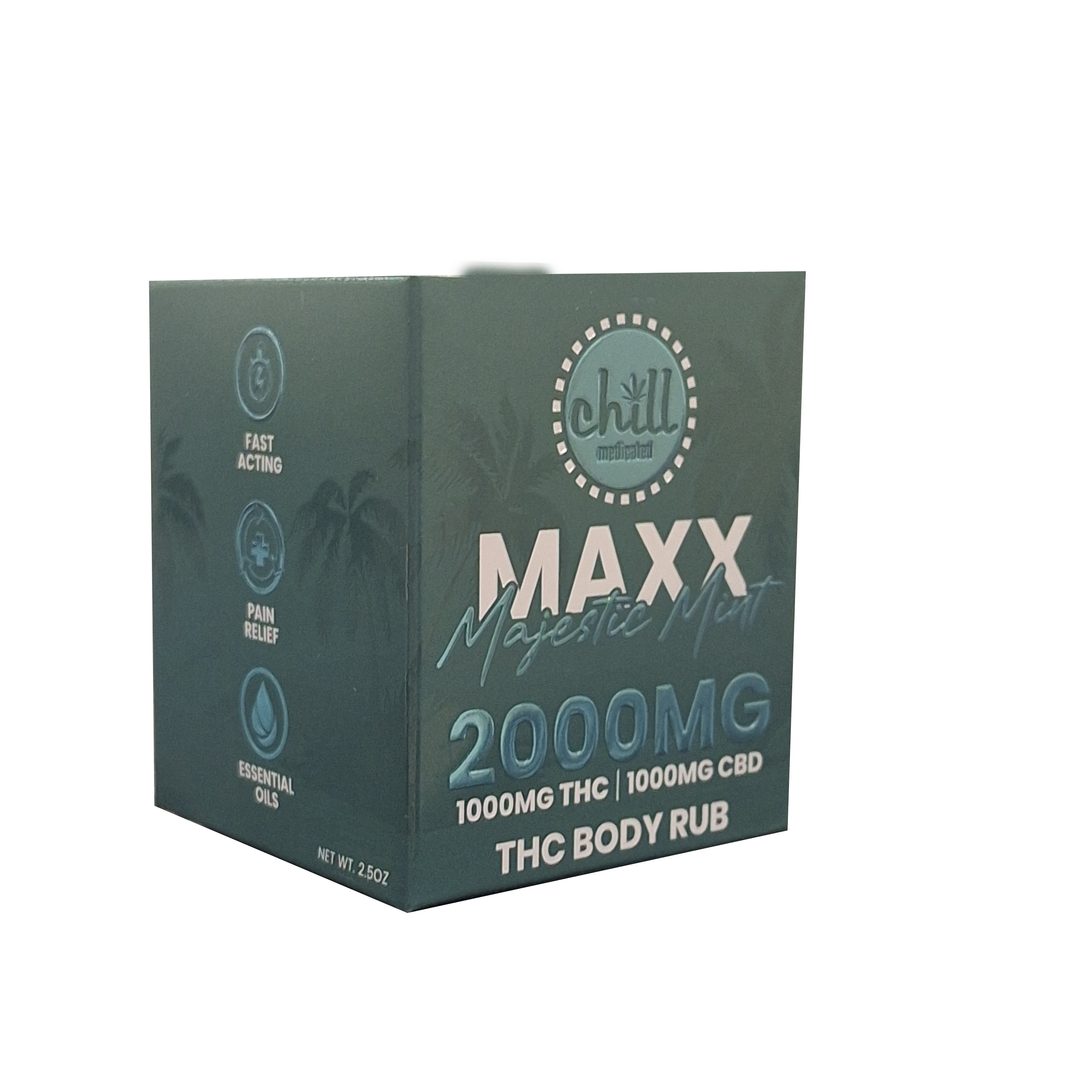 Topical | MAXX Majestic Mint | 1000mgs THC:1000mgs CBD
