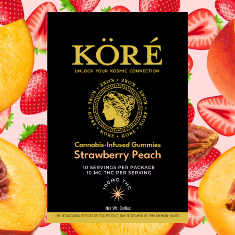 Edible | Gummy | Strawberry Peach | 100mg - 10pk
