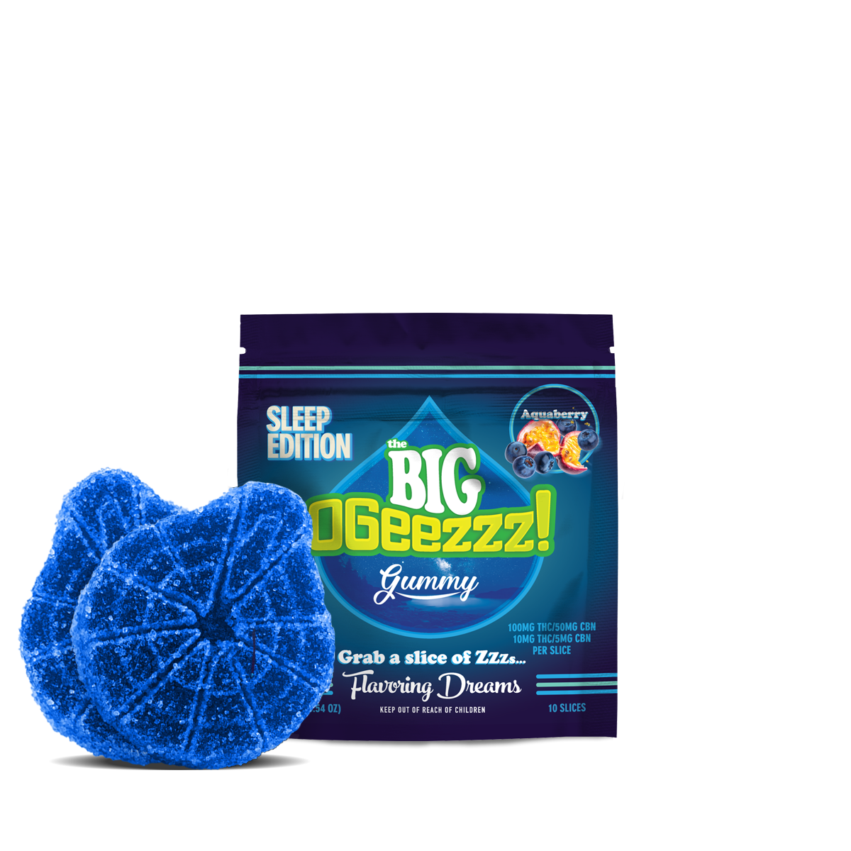 Big Sleep Edible | Aquaberry | 2:1 CBN | 100mg
