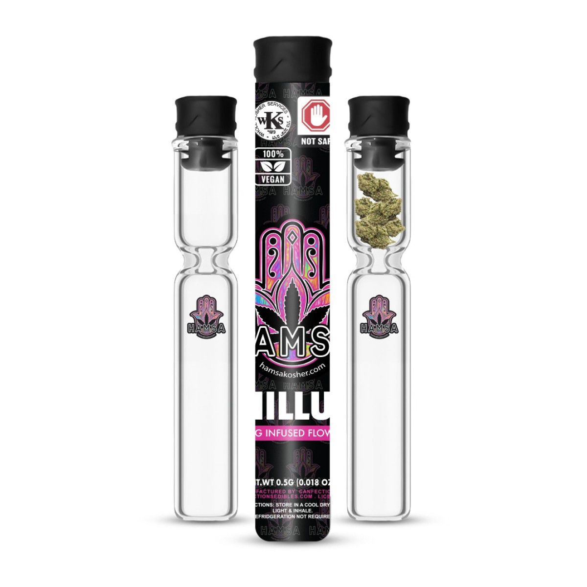 Triple Infused Chillum | Watermelon Blast | .5g