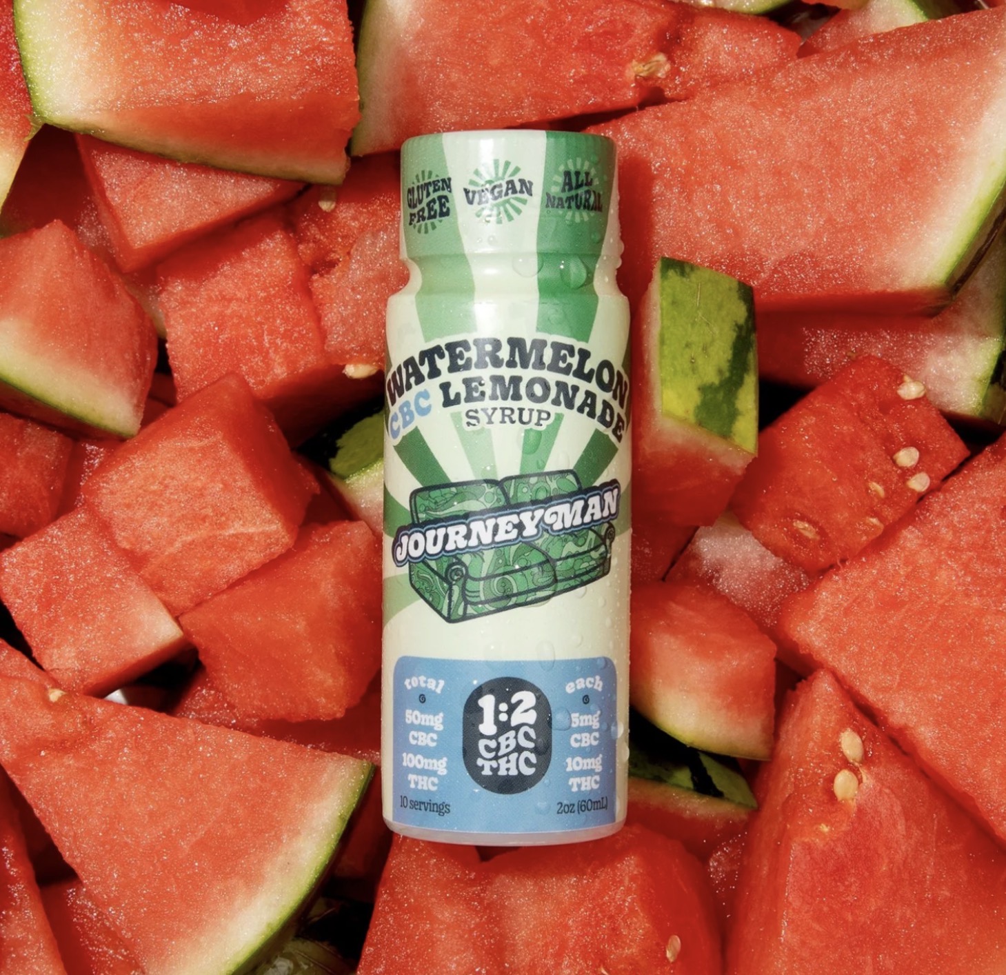 Beverage | 1:2 CBC Watermelon Lemonade | 100mg