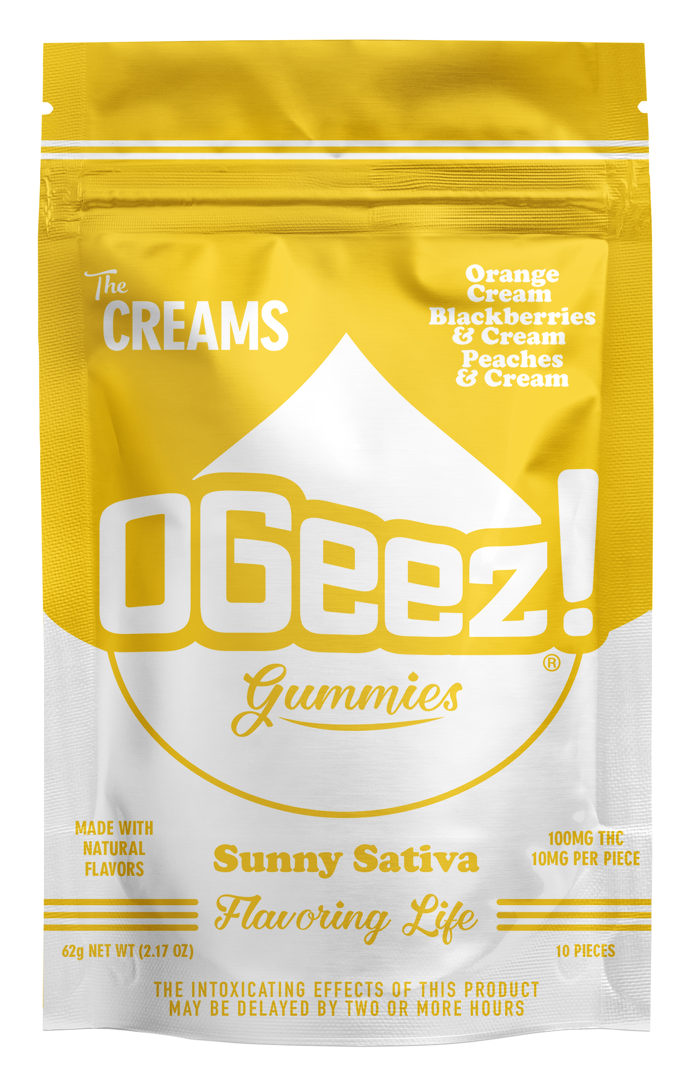 The Creams | Edible | Sunny Sativa | 100mg - 10pk